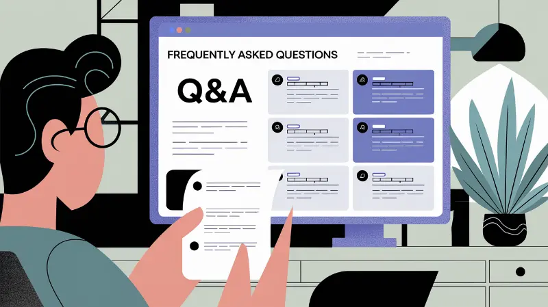 کجا می‌توانید بخش سوالات متداول (FAQs) را منتشر کنید؟